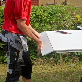 Tunna gipsskivor montering 1 Tunna gipsskivor montering 1